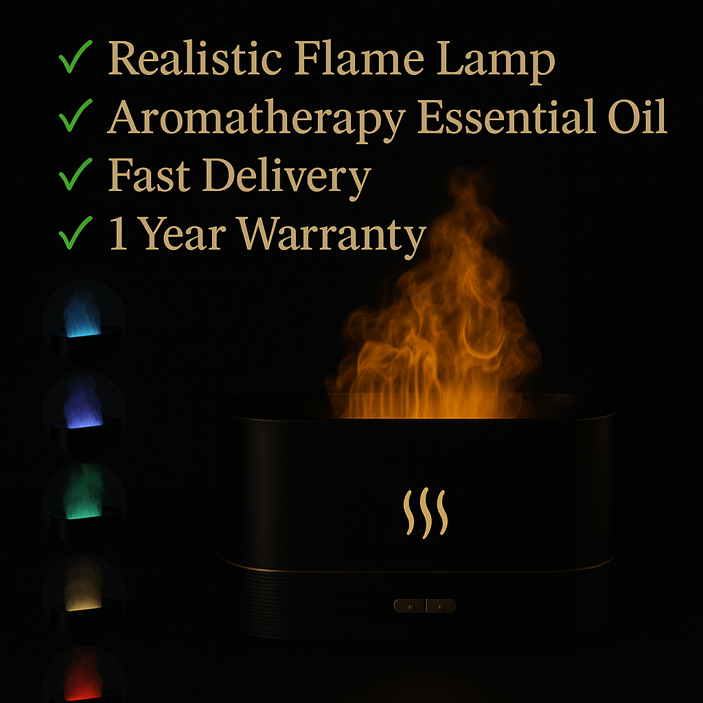 AeroFlame Cool Mist Aroma Humidifier